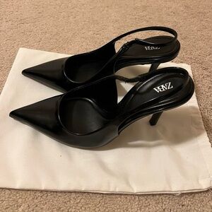 Zara sling back heels / size 36